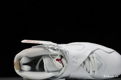 Retro White Jordan 8 OVO 1101